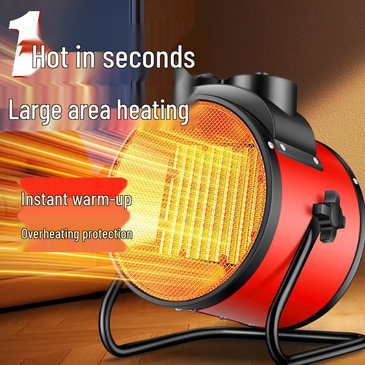 Yangzi Desktop Rapid-Heat Ceramic PTC Fan Electric Heater, Energy-Saving Little Steel Cannon