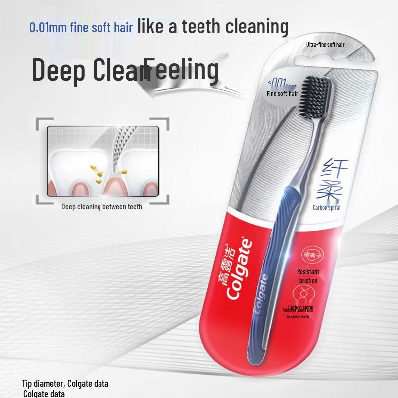 Colgate Charcoal Infused Soft Bristle Adult Toothbrush (4-Pack)