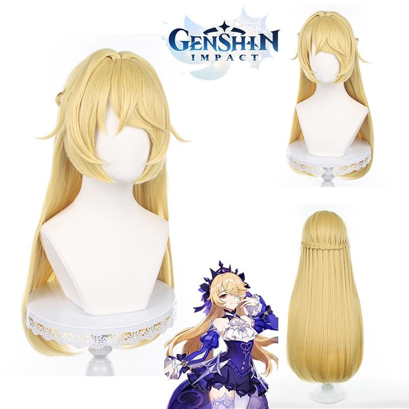 Genshin Impact Fischl Cosplay Wig Halloween Carnival Props