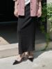 SOFLER Loza Maxi Skirt_Black