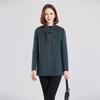 New Chinese Style Double-faced Wool Blend Coat