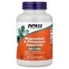 NOW Foods Magnesium & Potassium Aspartate Veg Capsules 120 Tablets