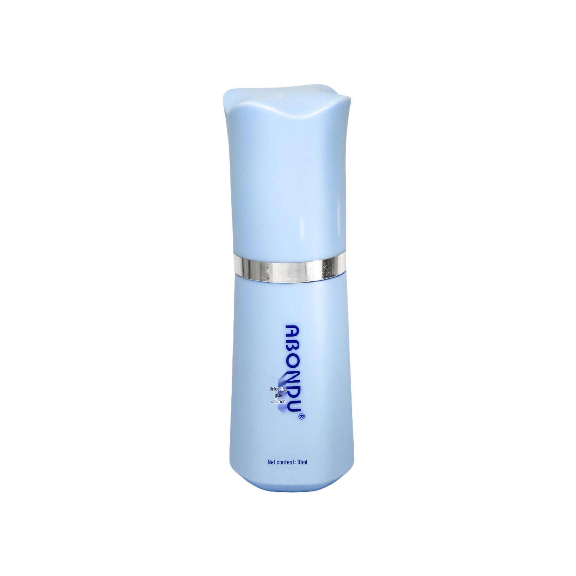 Odorless 10ml Nail Glue with Built-in Brush, Quick-Drying for Wearable Nail Tips 10ml pink nail glue (Chinese label)