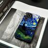 Starry Night Roaming Glass Phone Case Suitable for Samsung Galaxy S26 S25 S24 S23 S22 S20 FE/Ultra/Plus5G Anti Drop Back Cover