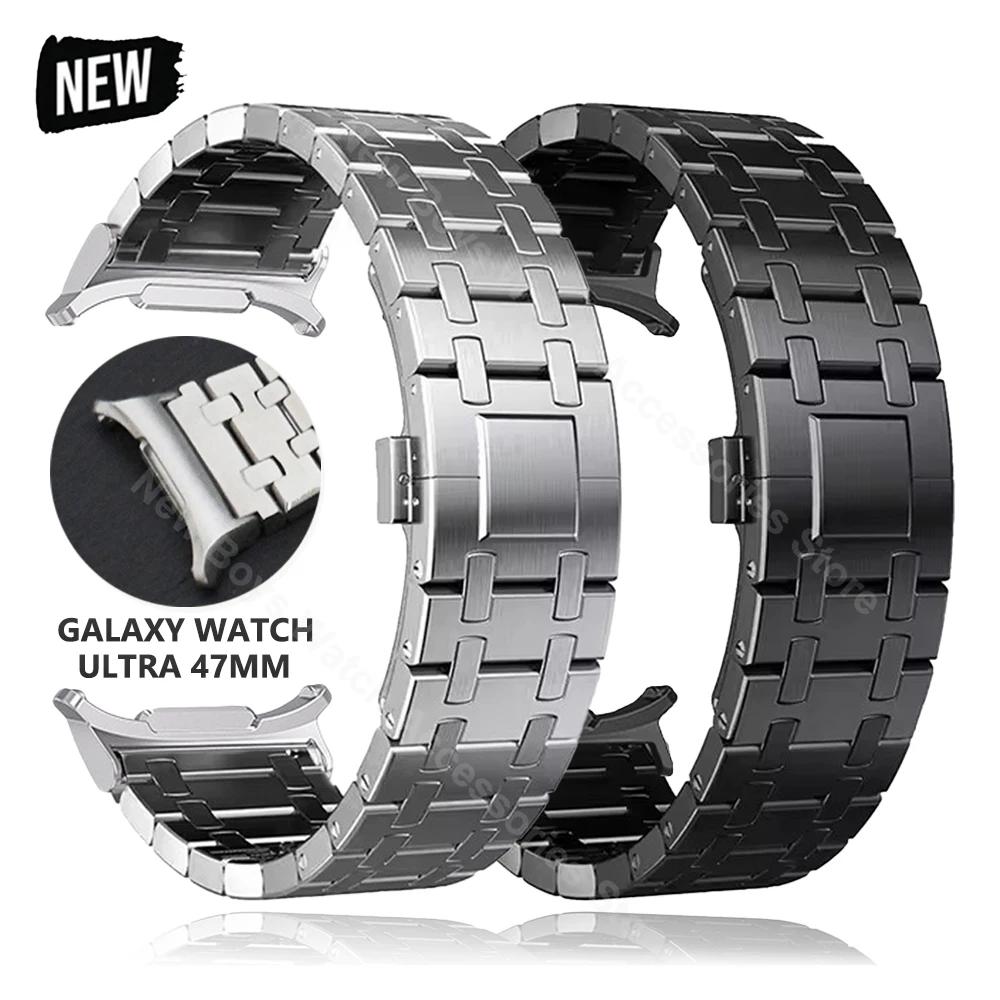Stainless Steel Bracelet for Samsung Galaxy Watch Ultra 47mm Band GALAXY ULTRA 47MM Strap Luxury No Gaps Quick Fit ultra Correa