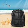 NOTAG Mesh Backpack, Mesh Bag, Daypack, Unisex, Knapsack, Gym Sack, Sports, Pullover, Beach Backpack, Breathable, Outdoor, School, Large Capacity, A4