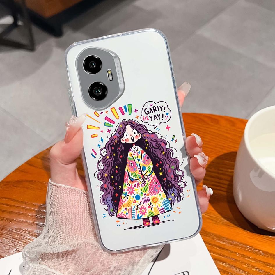 Silicone Soft TPU For Huawei Honor 300 Pro 70 200 Lite X5B Plus X6 X6B X6S X8 Back Cover Fashion Pink Bow Tie Pattern Transparent Anti Slip For Huawei