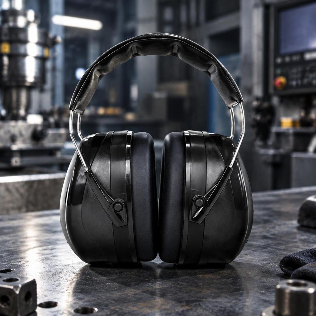 Passive Hearing Protection Earmuff ABS Shell over-the-Head Earmuffs Long-Lasting