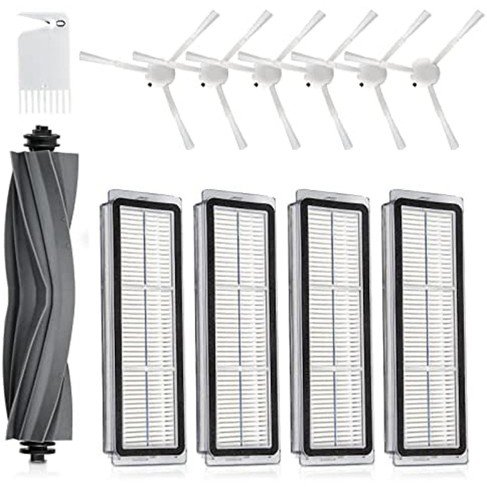 

Roller Brush Compatible for D10s/D10s Pro Floor Cleaner Cleaning Main+Side Brush HEPA Filter Sweeper Cleaner Accessories