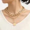European and American Stacked Portrait Fashion Necklaces, High-end Design Necklaces