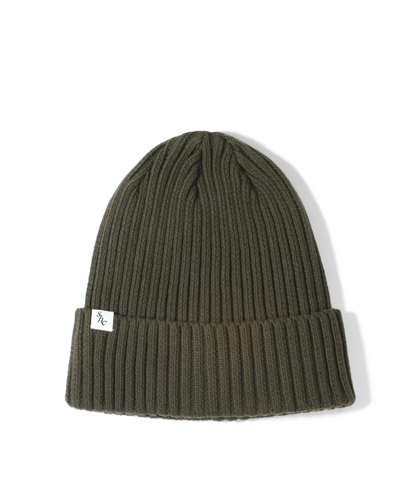 SUNDAY HOBBY CLUB 23 Cotton Basic Beanie - Khaki