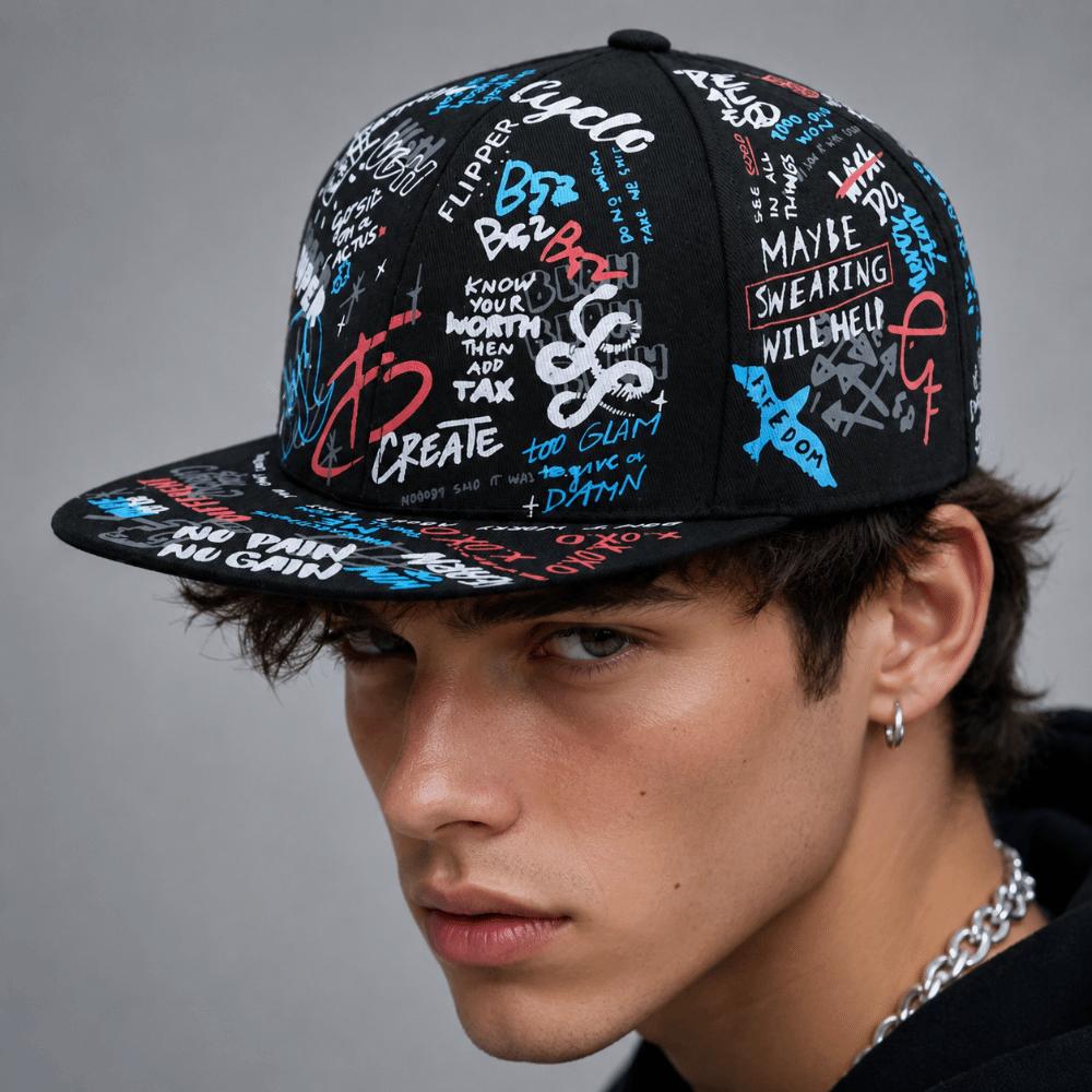 Adjustable Streetwear Hip Hop Cap Flat Brim Snapback Cap For Man Women Unisex