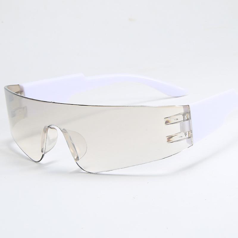 One-Piece Cyberpunk Sports Glasses, Large-Frame Sunglasses, Outdoor Sports Cycling Glasses