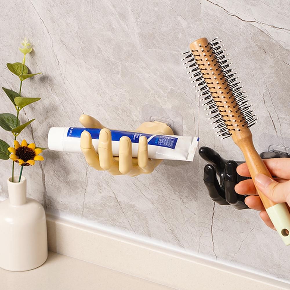 Ręczny Ścienny Mocny Samoprzylepny Haczyk Bez Wiercenia Niepozostawiający Śladów Haczyk na Klucze do Przechowywania na Ścianie Gospodarstwa Domowego Półka Łazienkowa