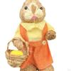 14 Inch Easter Bunny Figurine, Handmade, Lovely Photography Props, Animal Crafts for Holiday