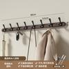 Wall Mounted Coat Hook Rack Entryway Hallway Closet No Drill Installation Heavy Duty Wooden Hanging Organizer