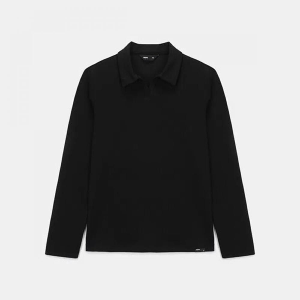 Nepa Женская рубчатая футболка-поло с длинным рукавом Anyujin black (C01)/105