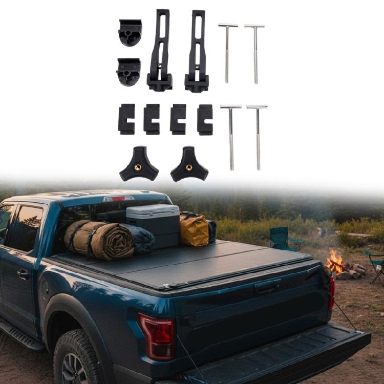 Anti Vibration Pickup Truck Bed Clamp ABS Construction Tool Less Installation Multiple Vehicle Compatibility for Pickup