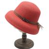 New French retro Hepburn style straw hat women's summer sun hat going out vacation sun protection hat