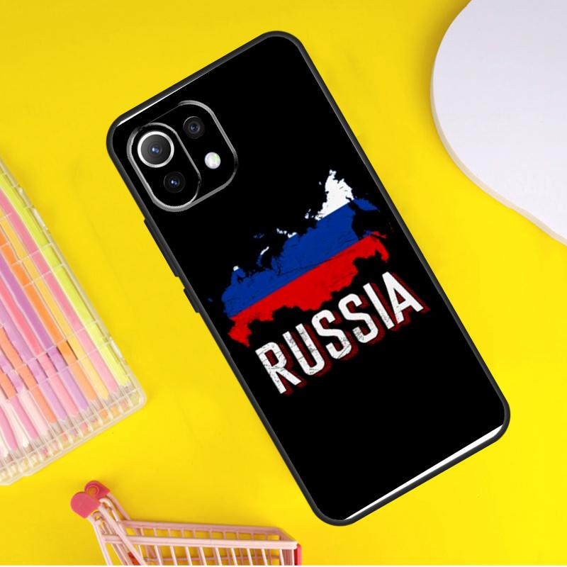 Russian Flag Cover For Xiaomi 13 14 Ultra 11T 12T 13T 14T Pro POCO X7 Pro X3 X5 F3 F5 F6 M6 X6 Pro Case