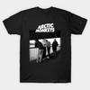 Taille asiatique Coton Unisexe T-shirt Imprimé T-shirt Arctic Monkeys Groupe T-shirt Impression sans découpe Coupe régulière