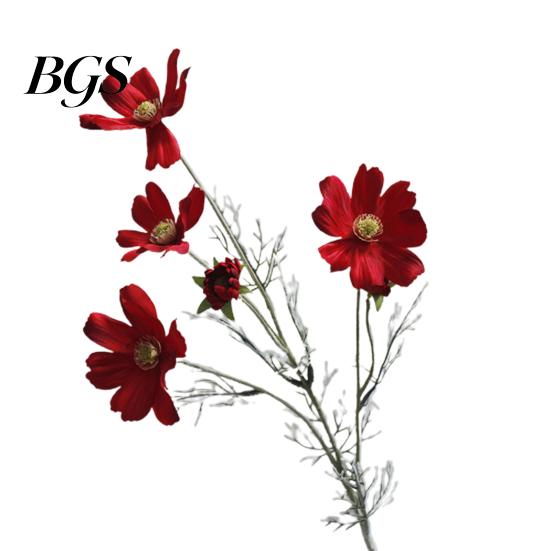 Artificial Flower Waterproof Realistic Silk Fabric Plant Daisies for Home Decor Plastic