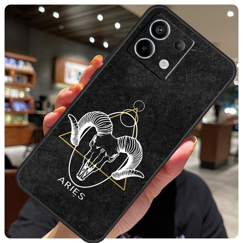 Zodiac Constellation Case For Xiaomi Redmi Note 14 10 11 12 13 15 Pro Plus Cover For Redmi 15 15C 14C 10C 12C 13C
