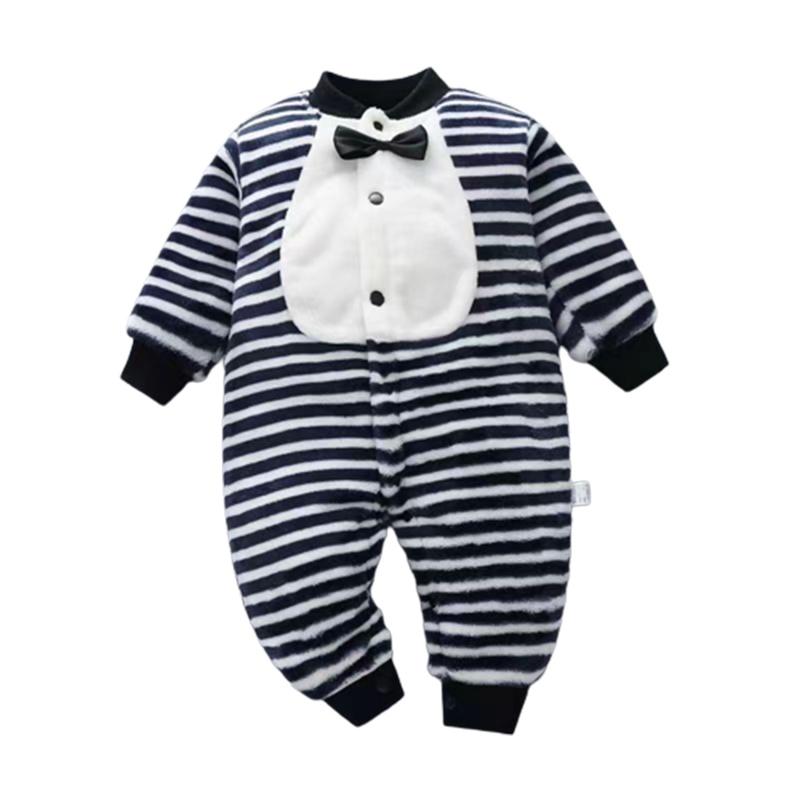Warm Flannel Newborn Infant Romper Jumpsuit Cute And Cozy Baby Clothes Outfit
