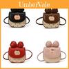 Cute Cartoon Bowknot Pu Mini Crossbody Bag For Daily Use