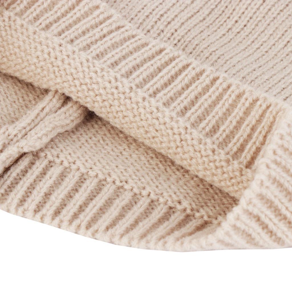 Fashion Women Knitting Wool Hemming Hat Rhinestone Keep Warm Winter Hairball Cap