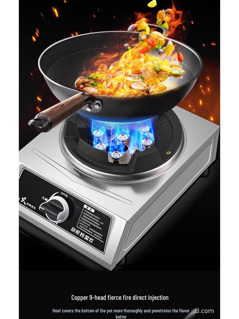 Single Burner Tabletop Gas Stove for Home and Commercial Use