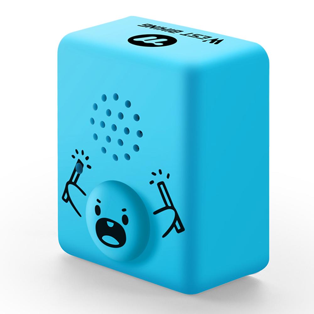 

WEST BIKING 120 дБ Велосипедный звонок Запись звука Электрический гудок для горного велосипеда Электронный велосипед ( с аккумулятором ) Blue