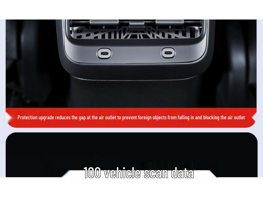 Enhanced Decorative Accessory for Tesla Model 3Y Rear Air Vents