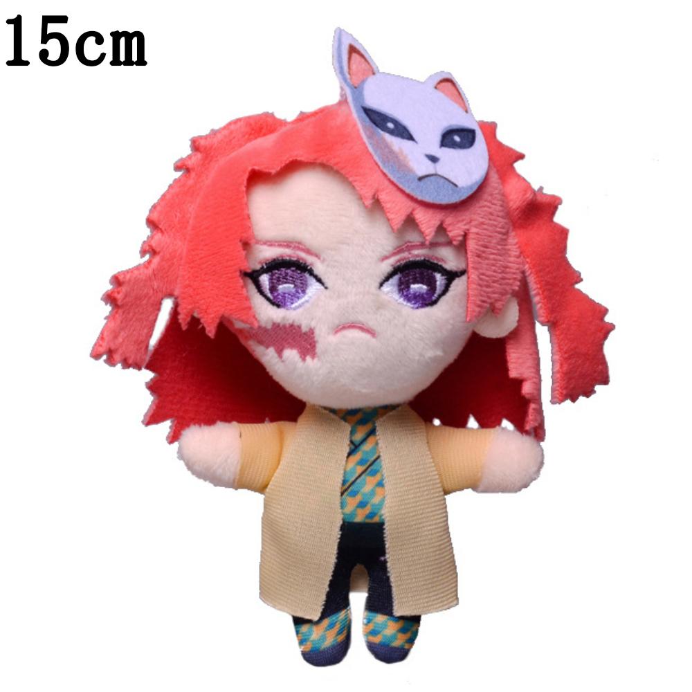 15Cm Anime Pendant Plush Demon Slayer Cartoon Figure Rengoku Kyoujurou Kochou Shinobu Tomioka Giyuu Hashibira Inosuke Toys Dolls