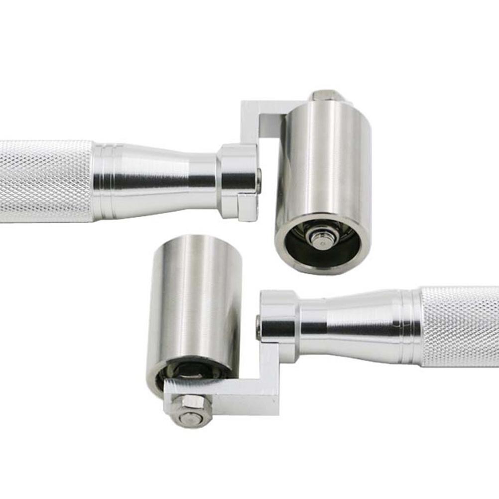 40Mm Professional Wallpaper Seam Tool Stainless Steel Roller Wheel for Bubble Free Application On Fabric Cloth and Foil Paper