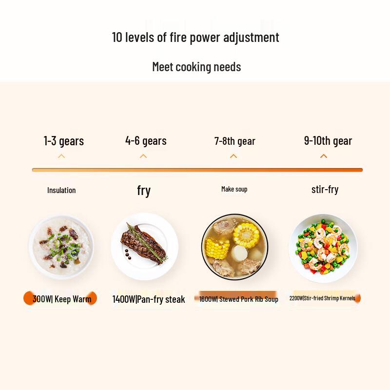 Joyoung 2200W Touch Control Induction Cooker CN Plug (adapter Included)