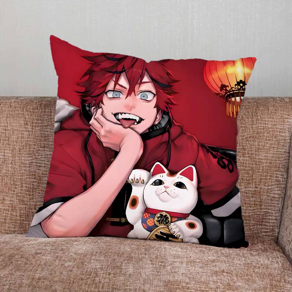 AAlma Comics GGokurakugai Creative Patterned Pillowcases for Interior Decoration Office Living Room Home