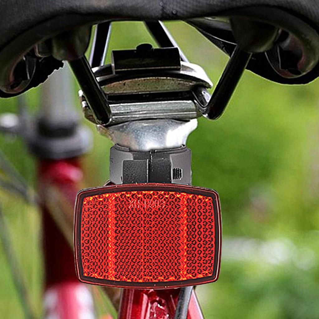 Light Rear Reflector, Safety Bicycle Rear Reflector, Bike Rear Reflector Waterproof Safety Warning Reflector