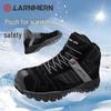 Langmeng Winter Safety Shoes - Unisex, Warm, Non-Slip, Anti-Smash, Anti-Puncture, Wear-Resistant.