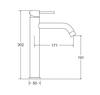 Besco VEO I black high washbasin tap