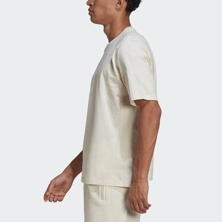 Adidas Originals Trefoil CC Tee Logo Casual Sports Crew Neck Short Sleeve T-Shirt Men Tops Undyed HC1967