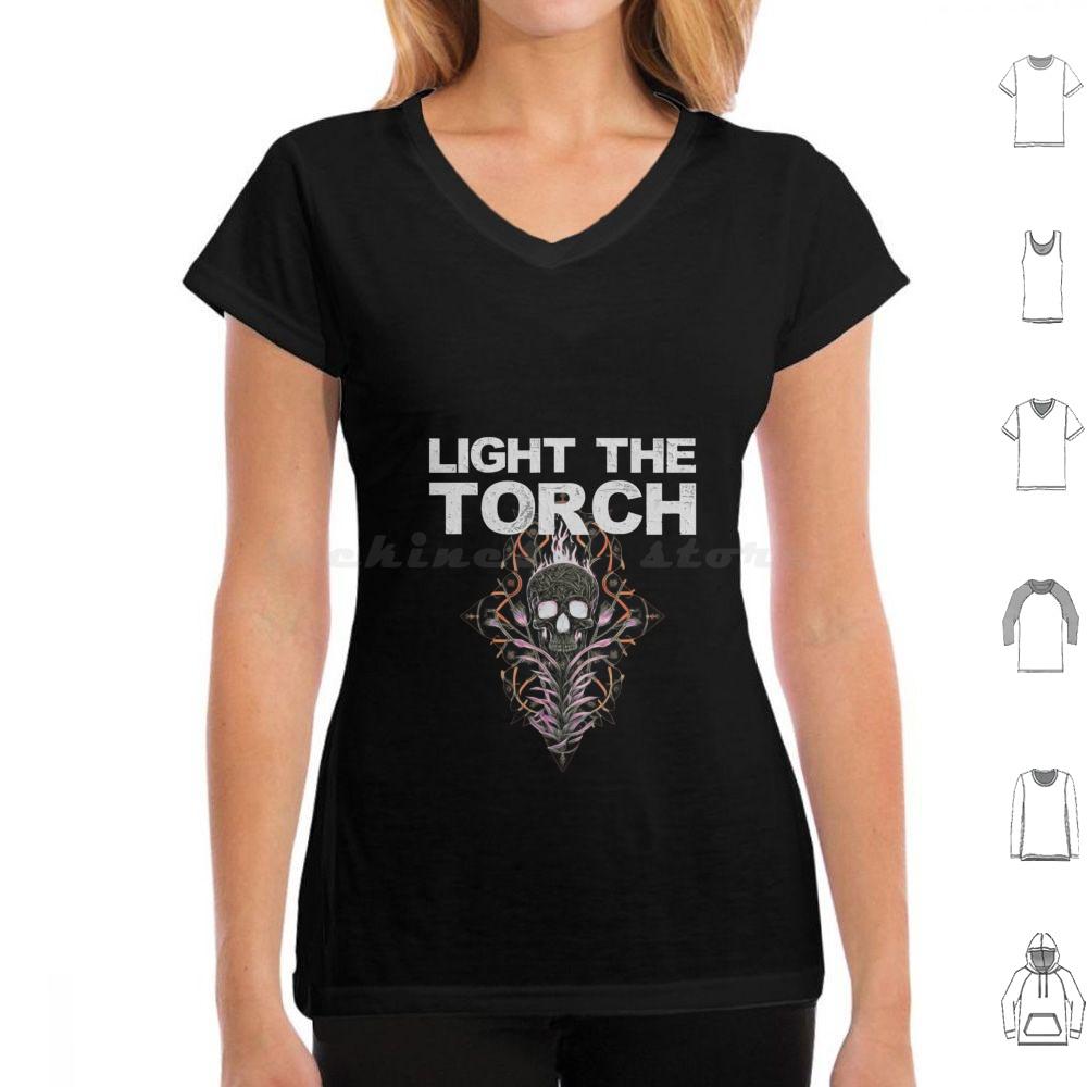 Metal Fan Art Light The Torch T Shirt 6xl Cotton Cool Tee Metal Metalband Light The Torch Metalcore Bandshirt Metalheads