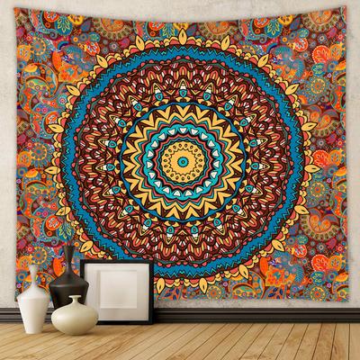 VIKAMA Home Bohemian Tapestries Room Decoration Background Fabric Ins-style Hanging Fabric Mandala Tapestries