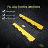 PVC Cable Trunking Board - Indoor/Outdoor Floor Duct Cover & Wire Protection Channel with Rubber Speed Bump