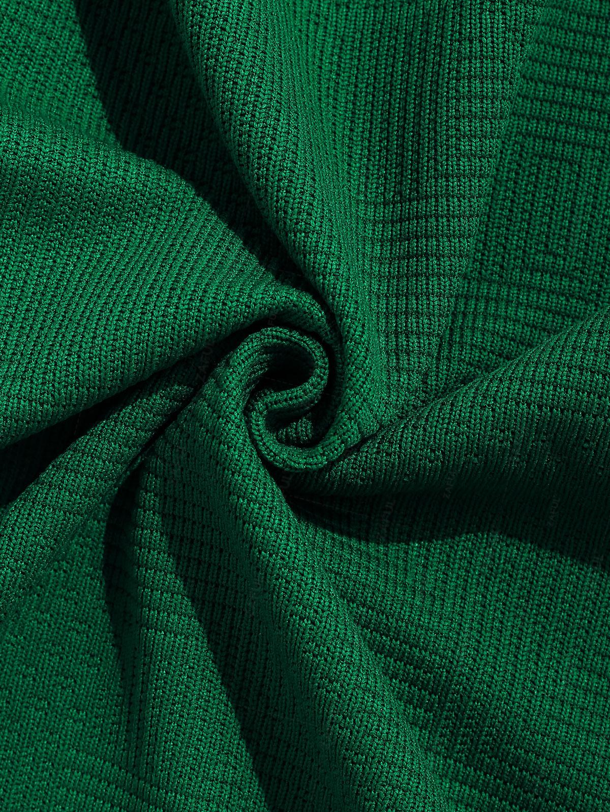 ZAFUL Мужская повседневная повседневная жаккардовая толстовка с заниженной линией плеч — фото 4