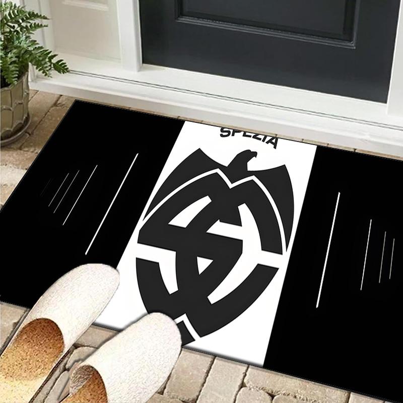 1PC rug Spezia Fc Crest Design Carpet, Chair Rug,Area Rug for Office Bedroom living rooms bedroom, Doormat decor Christmas fan gifts