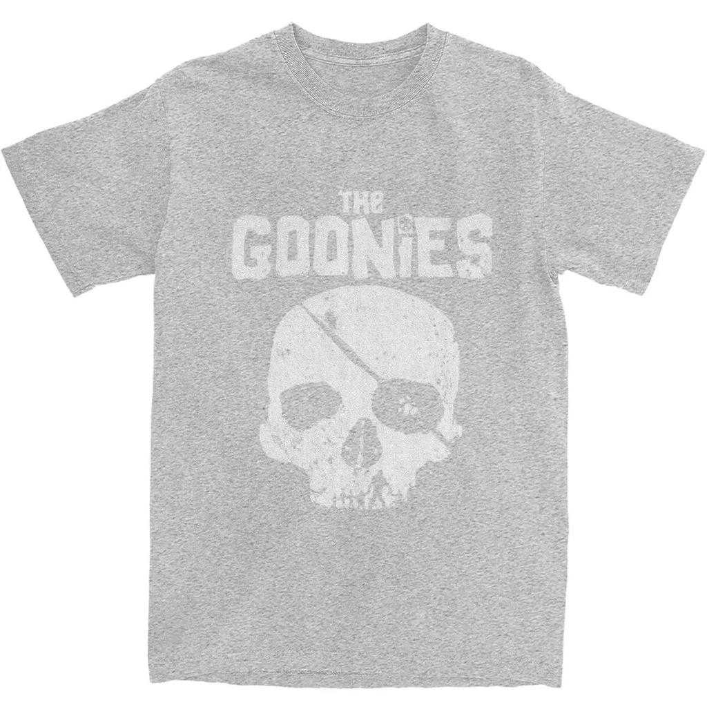 new The Goonies Skull Logo Men Women T Shirts Merchandise Fashion Tee Shirt T-Shirts 100% Cotton Graphic Printing Clothes