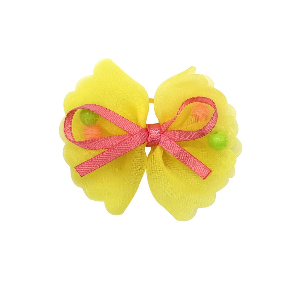 50/100pcs Cute Pet Dog Cat Hair Bows for Dog Wedding Party Holiday Daily Accessories Pet Grooming Bows with Rubber Bands