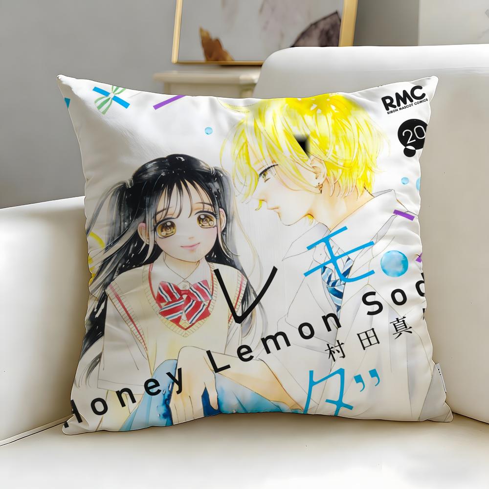 

Классическая аниме-подушка Honey Lemon Soda Мягкая Чехол для подушки Легко стирается Универсальный для Дивана Кровати Путешествий и Офиса 30X30cm