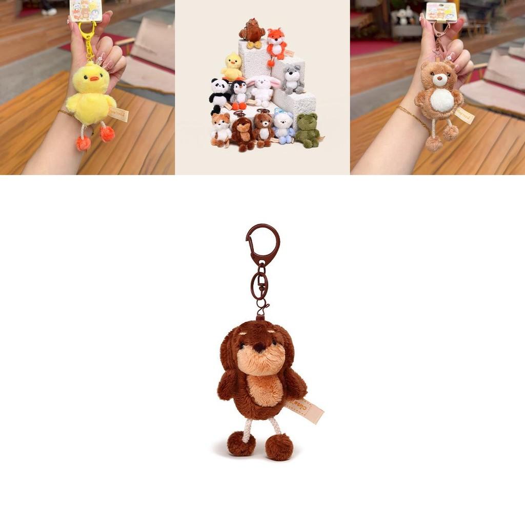 Iepure Pinguin Rață Urs Pluș Mini Animal Breloc Cu Picioare Extensibile Pentru Genți Și Chei